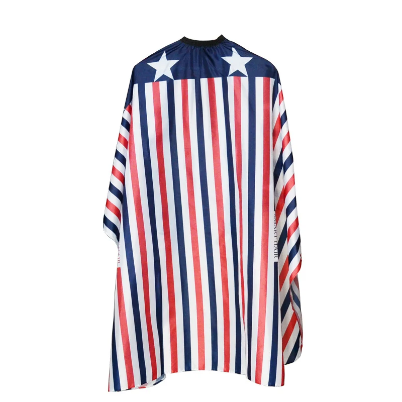 Corte de pelo peluquería peluquero tela de plumas adultos salón de casa impermeable pluma tela de peluquería delantal corte de pelo bata capa: Caqui oscuro