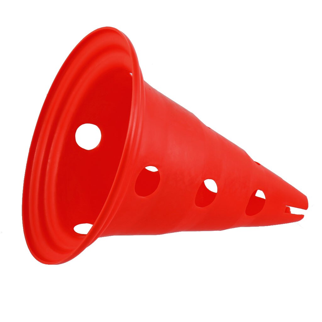 5 x Traffic Marker Hole Cones Hockey Football Rugby Sports Training Tool Red