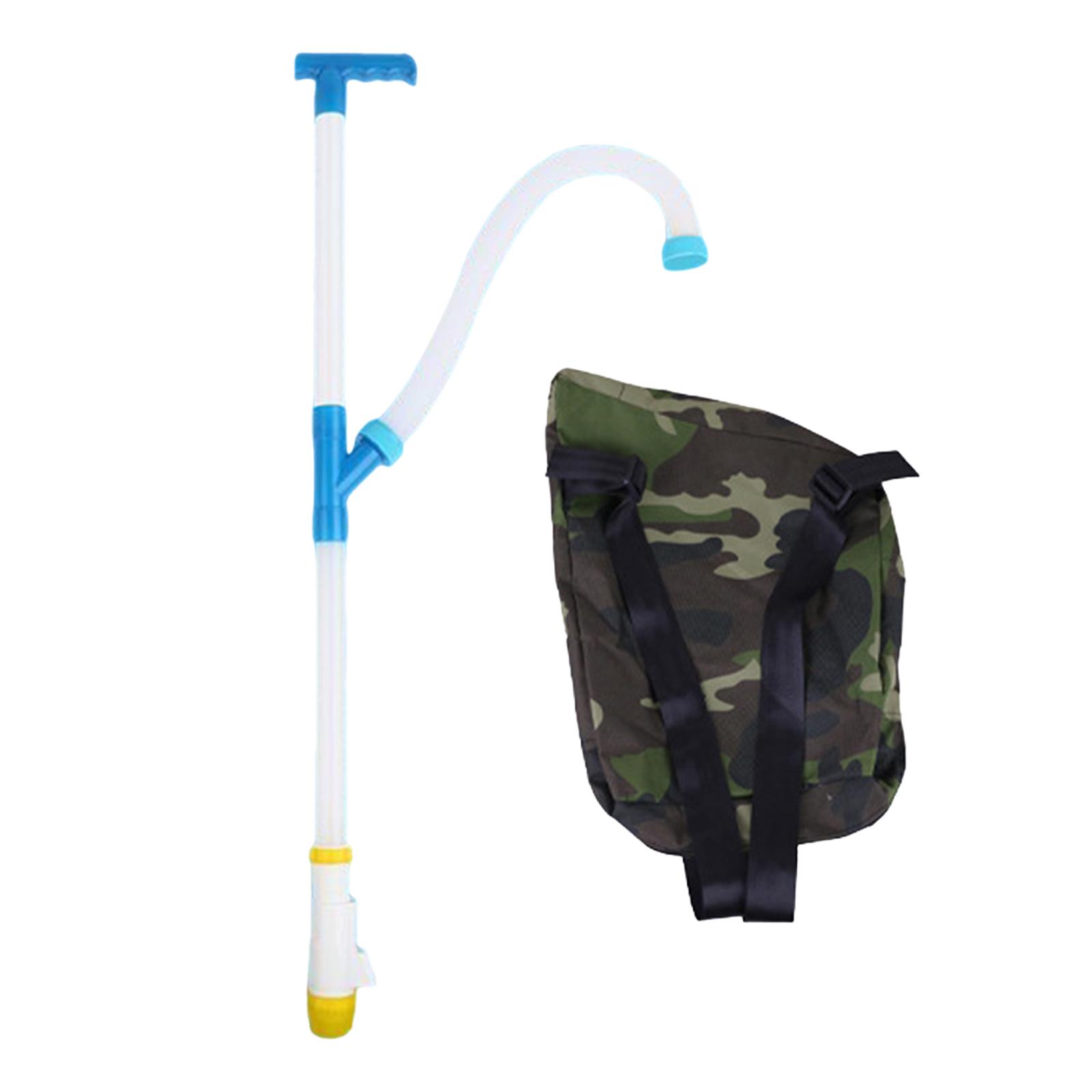 Gjødselspreder slitesterk håndholdt storkapasitet multifunksjonell landbruksgjødselapplikator til maisplen hagetorv: Brun