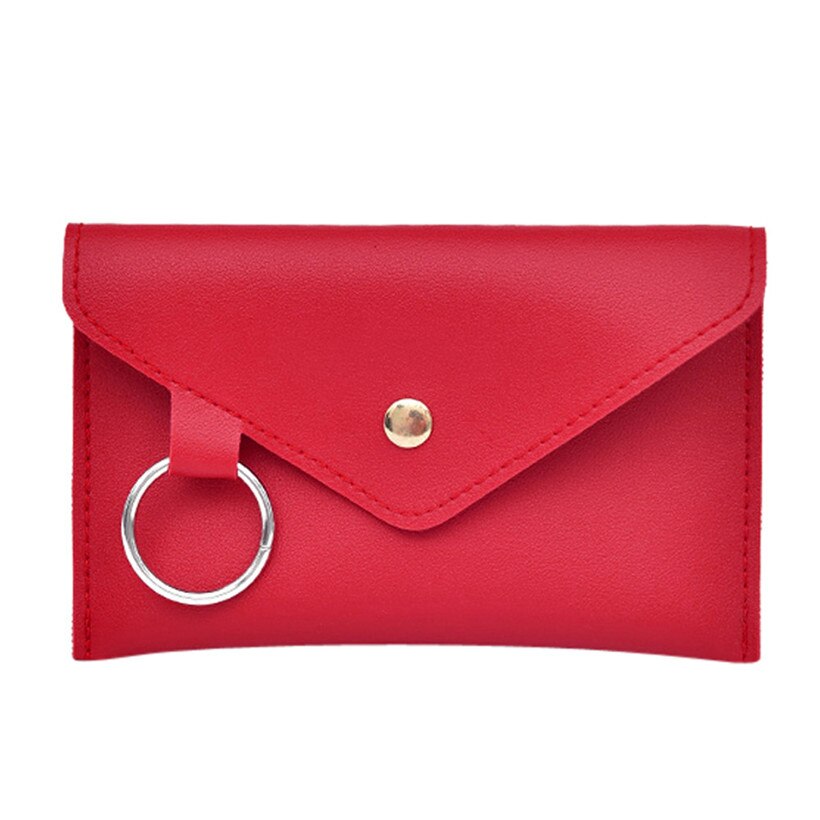 Riñonera cuadrada con hebilla de cinturón de cuero para mujer, bolso para teléfono, Bolosa,: Red