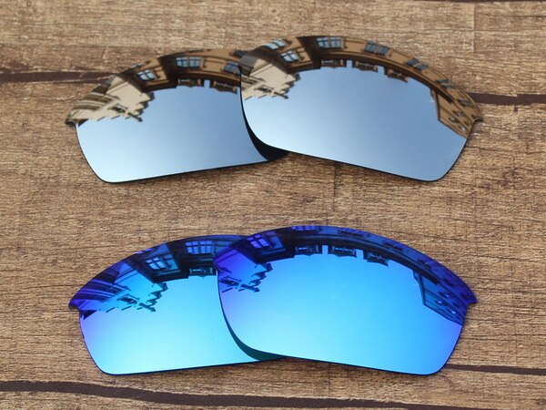 Vonxyz 20 + Farbe Entscheidungen Polarisierte Ersatz Linsen für-Oakley Flak Jacke Rahmen: Chrome and Ice Blue
