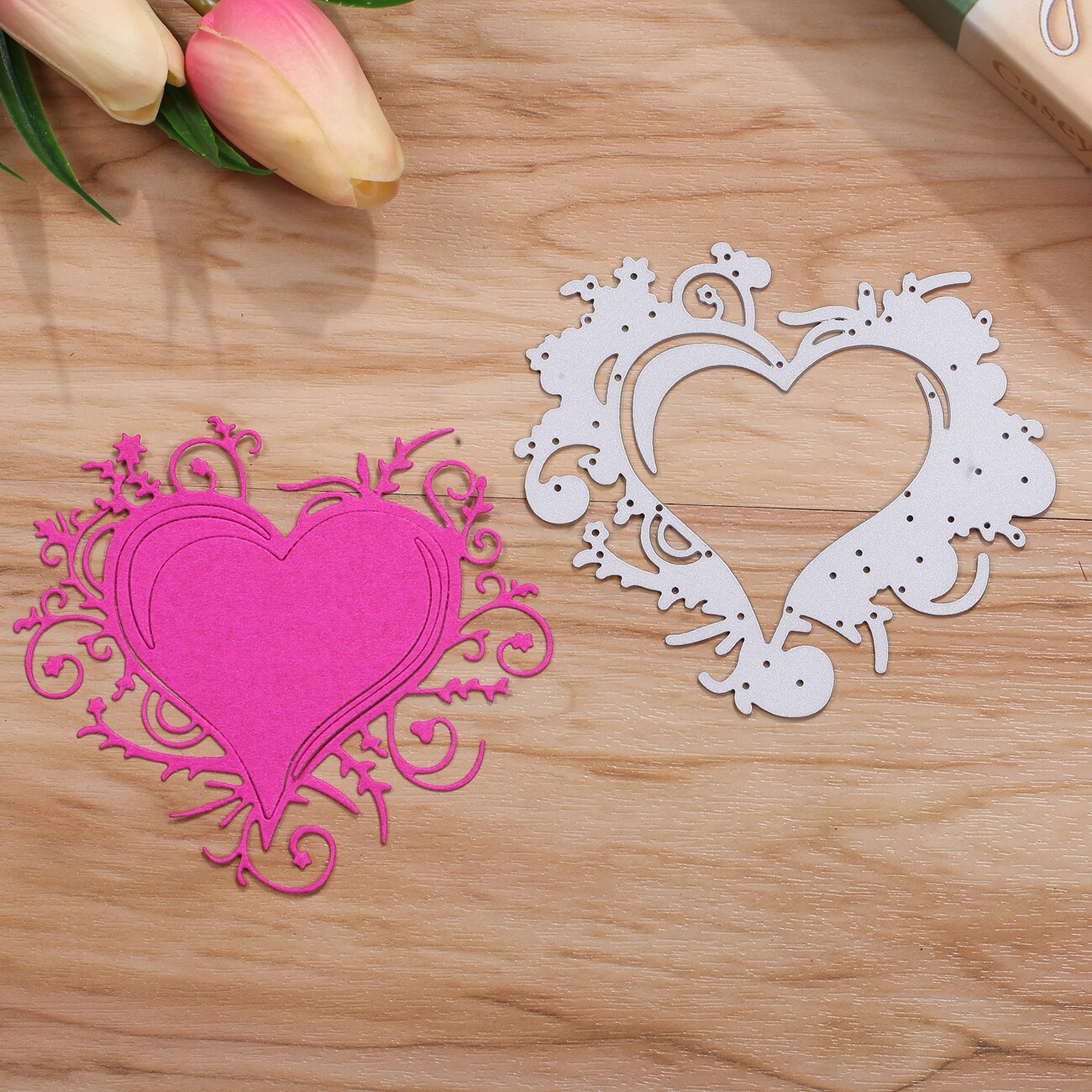 DIY Scrapbooking Embossing Paper Wedding Cards Die Cuts Photo Album Making Craft Metal Cutting Dies Circle Frame Stencils