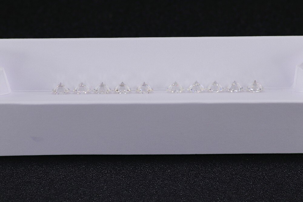 Factory price 0.7ct 5.7mm D color brilliant cut moissanite heart & arrow diamond Provence jewelry