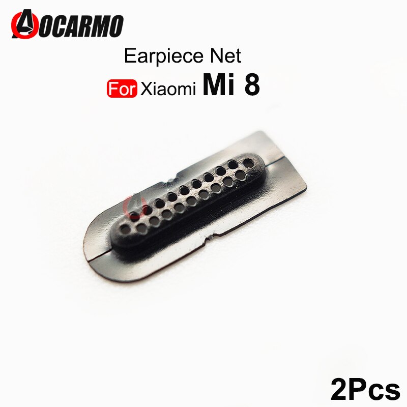 Aocarmo 2 Stks/partij Voor Xiaomi Mi 8 Mi8 Anti Dust Mesh Oor Speaker Anti Dust Oortelefoon Netto Vervangende Onderdelen