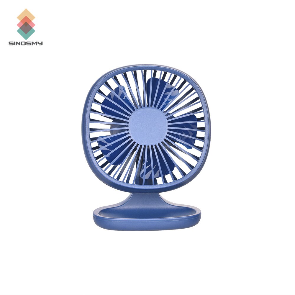 Air cooling usb fan Portable Rechargeable mini usb fan: Blue