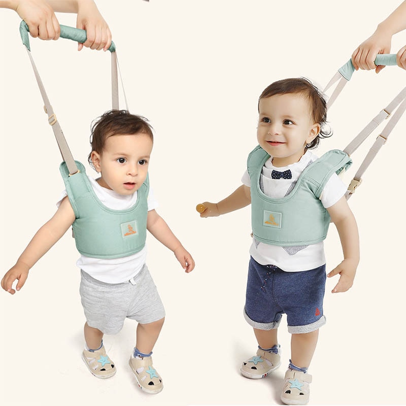 Baby Leren Lopen Assistent Infant Loopband Verstelbare Riemen Peuter Leash Baby Harnas Voor Kind Veiligheid wandelen harnas