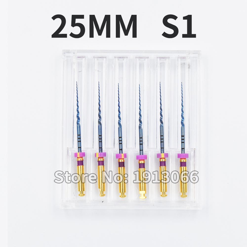 Dental endo files dental rotary endodontic files Use for Root canal: 25MM  S1