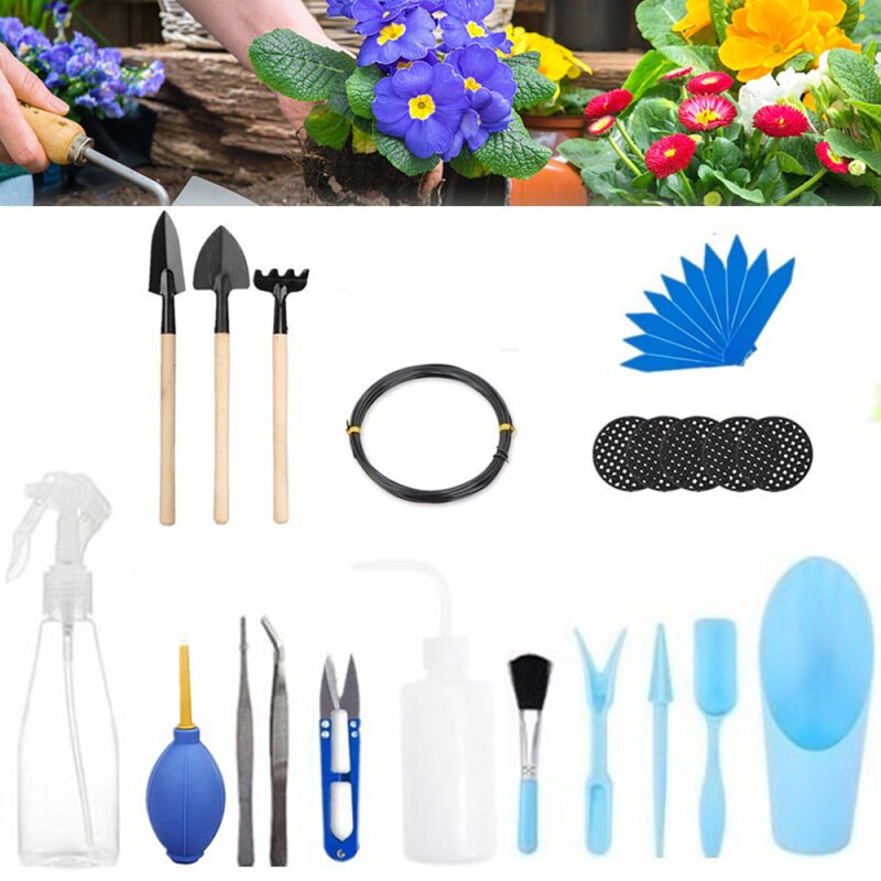 30PCS/lot Gardening Planting Trimming Tool Set For Potted Plants Succulents Flower Accessories