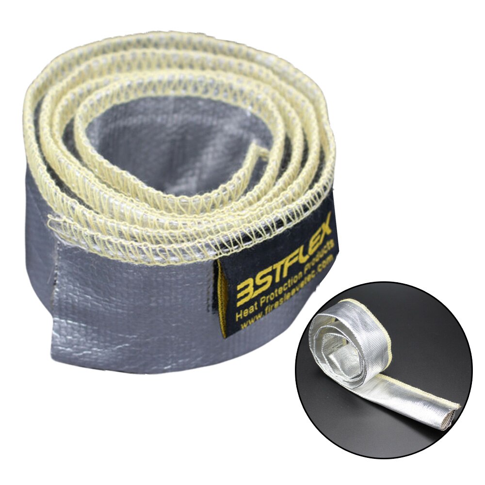 Metal Heat Shield Sleeve Insulated Wire Hose Cover Wrap Loom Tube 12mm