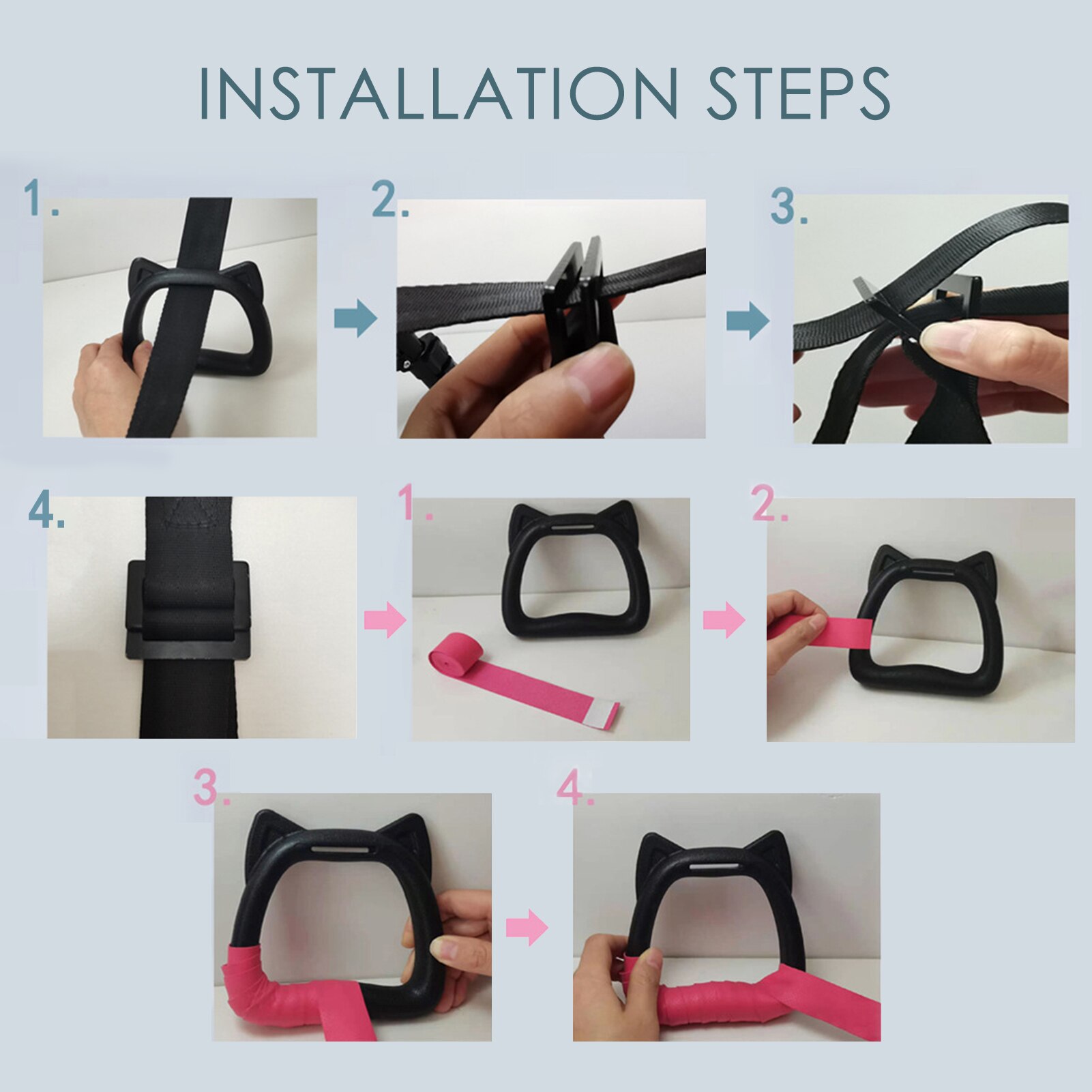 Pierścienie gimnastyczne antypoślizgowe niedźwiedzie 200KG pierścienie robić ćwiczeń dla dzieci w domu