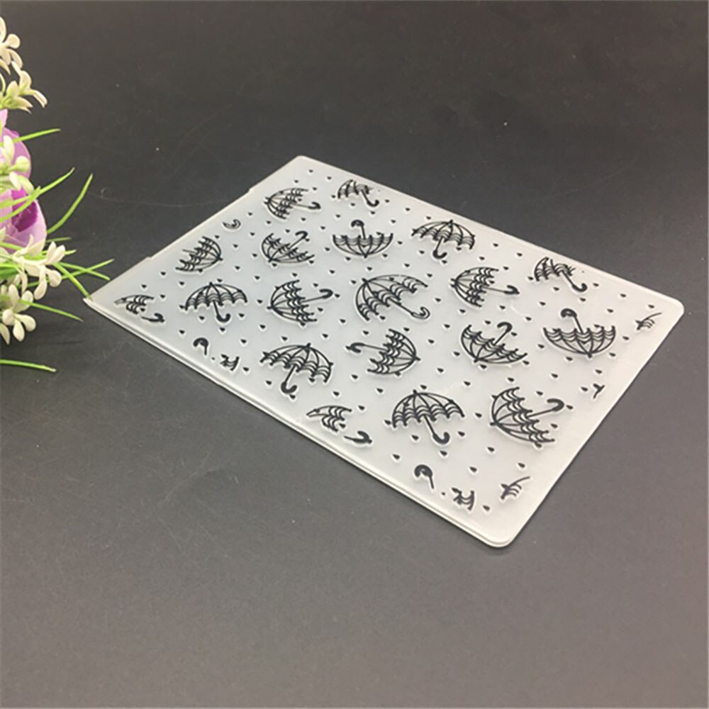 Diy Paraplu Embossing Mappen Collectie Van Wit Mappen Voor Scrapbook Map Voor Scrapbook Diy Album Card Plastic Template