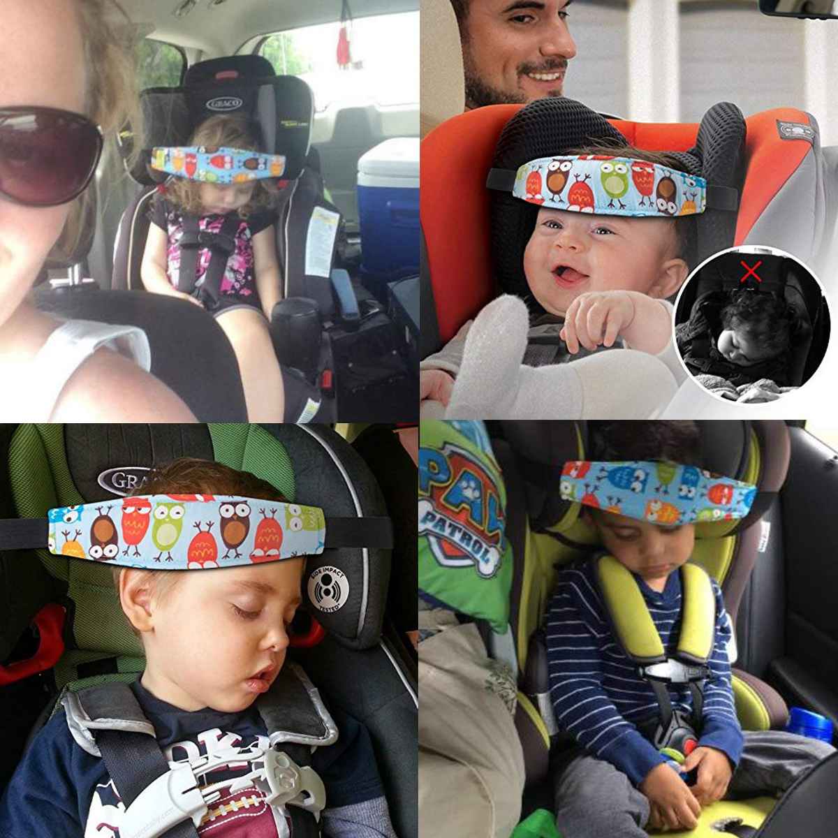 Sikkerhed bilsæde søvn lur støtte barn kid hovedstøtte holder beskyttelsesbælte klapvogn