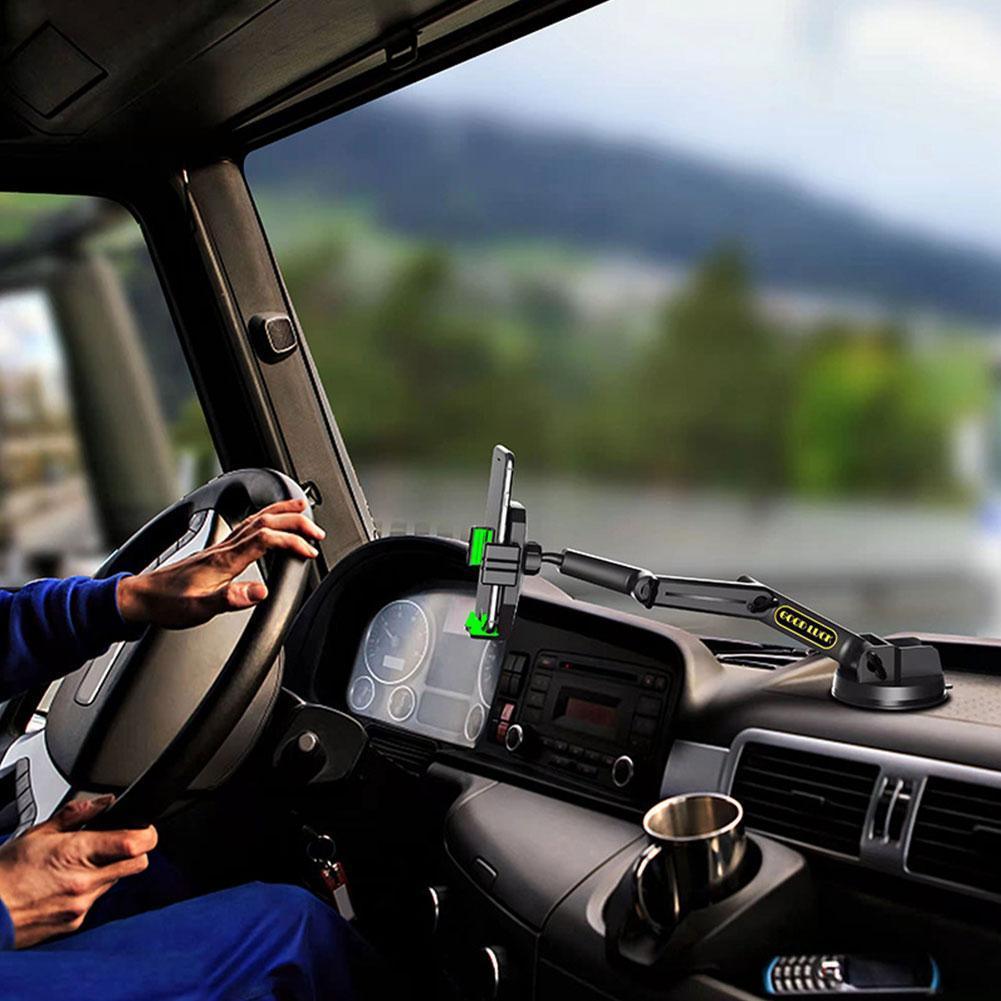 Long Arm Car Phone Holder GPS Stands Suction Cup Dashboard Phone Holder Windshield Smartphone Bracket For iPhone Universal