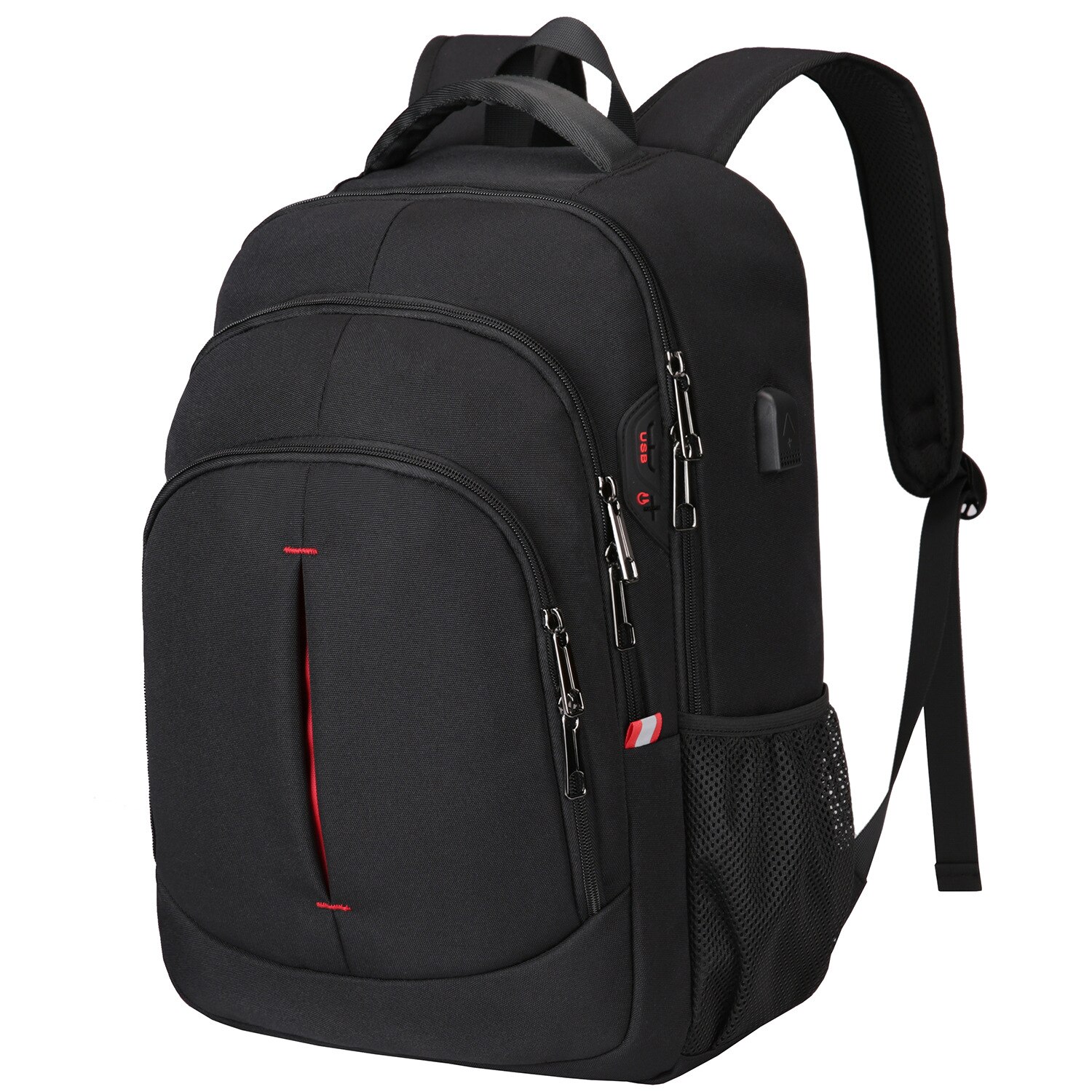 Herren-laptop-rucksäcke (15.6 zoll), diebstahlsicher, ideal für schule, reisen und rucksackreisen, wasserdicht, für laptops: Default Title
