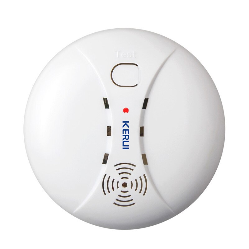 KERUI-alarma de seguridad inalámbrica con Sensor de movimiento PIR sistema antirrobo WIFI + GSM, pantalla a Color TFT de 4,3 pulgadas, Sensor de puerta, sirena inalámbrica: SD04 Smoke Detector