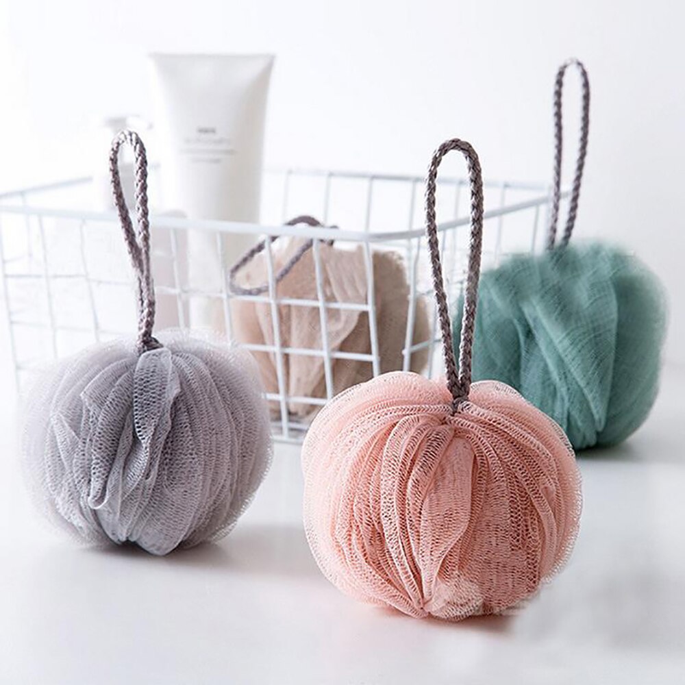 Éponge de bain à bulles, Gel douche, éponge moussante, maille exfoliante, lavage de la peau, gant de toilette, soins du corps, nettoyage, outils de salle de bain