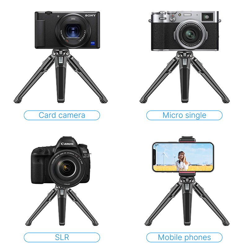 Ulanzi MT-37 Metal DSLR Camera Tripod 1/4'' Tripod Monopod Gimbal Stabilizer Accessories for Canon Nikon Sony DSLR