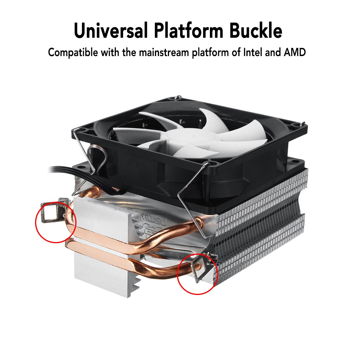Dc 12V 3/4Pin Cpu Cooler Fan Kleurrijke Backlight 90 Mm Cpu Koelventilator Pc Heatsink Cooler Voor intel/Amd Voor Pc Computer Case Fan