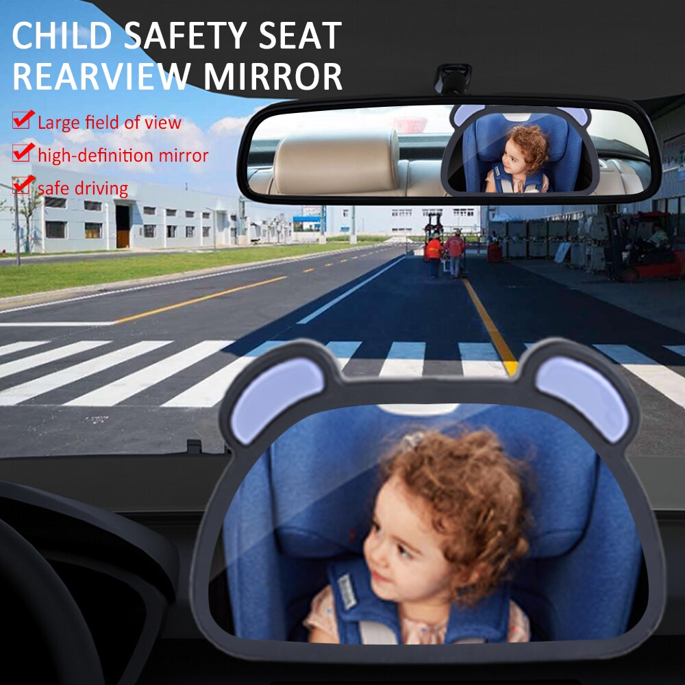 Leuke Auto Veiligheid View Achterbank Spiegel Baby Rear Facing Spiegel Voor Kids Kind Peuter Auto Interieur Accessoires