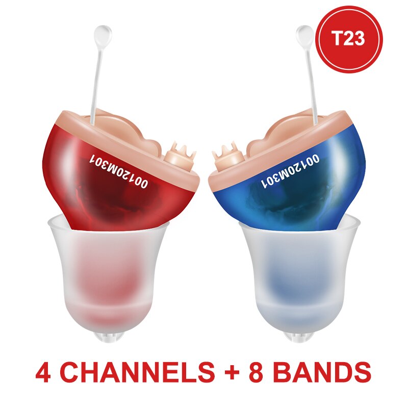 Digital Hearing Aids Invisible Hearing Aid Adjustable Tone Sound Amplifier Wireless Hearing Device audifonos para sordera: RB-Pair