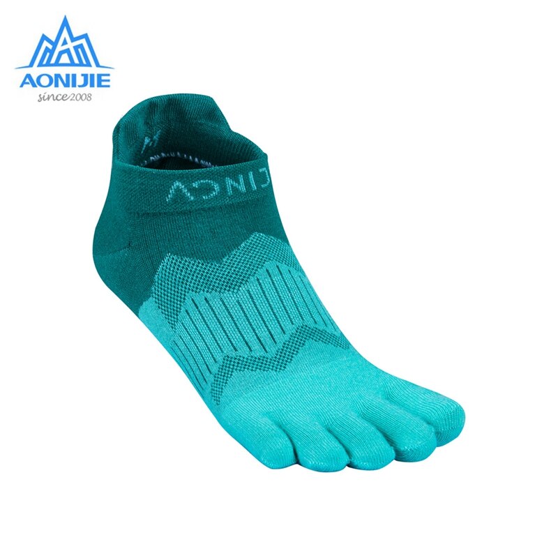 AONIJIE 2 Pairs Außen Socken Schnell Trocknend Fünf Kappe Socken Tragbare Toesocks Für Camping Wandern Trail Running Jogging E4810 E4806