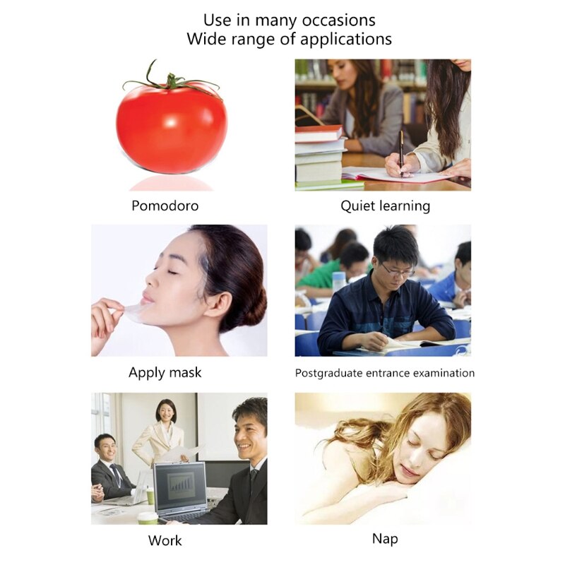 Digital Dual Kitchen Timer Cooking Timer Dual Count Up ＆ Down Timer with Magnetic Back Large Display Multipurpose Timer