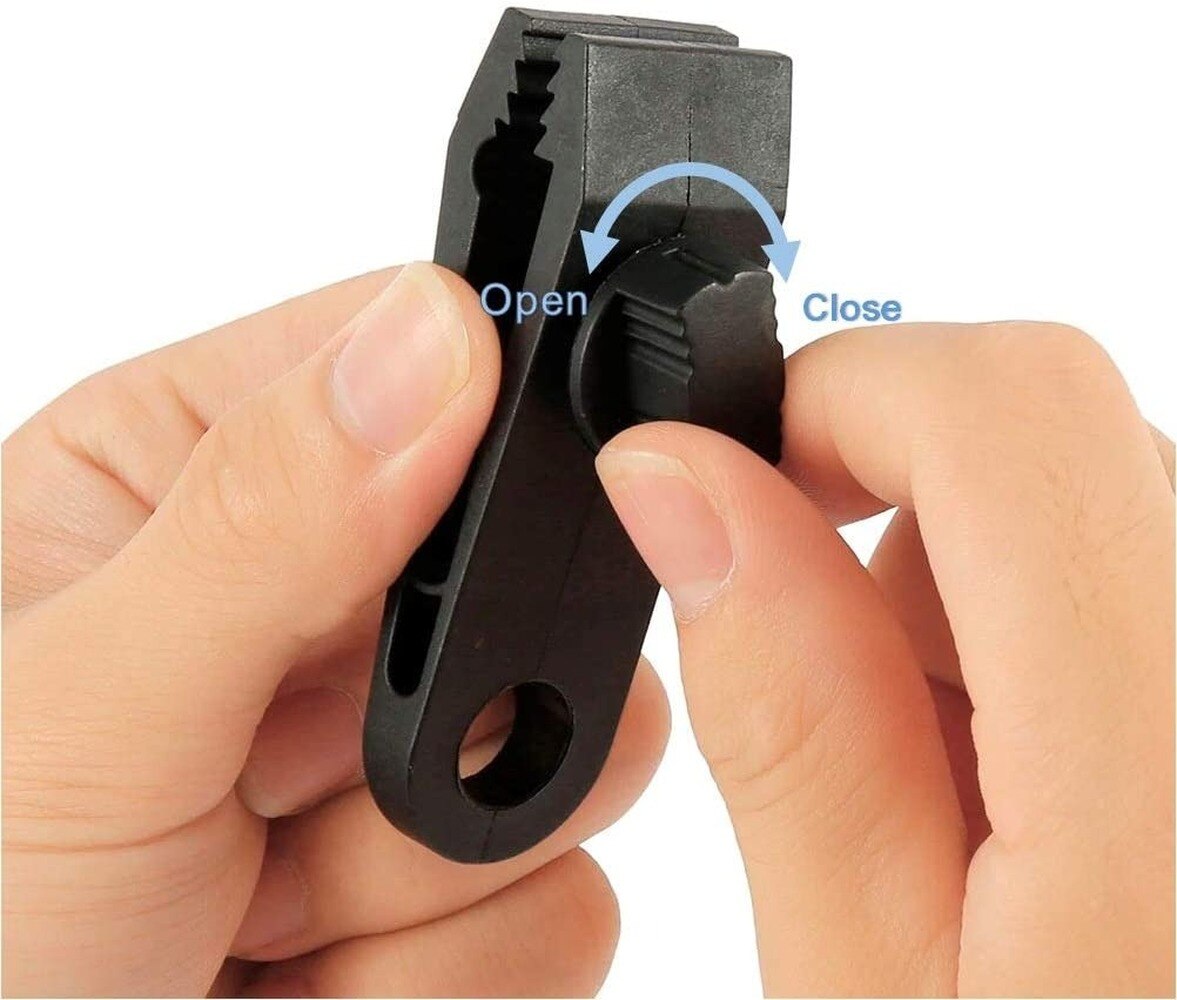 Tarp Clips 20 Packs Tarp Clamps Shark Tent Fasteners Clips Holder Pool Awning Cover Bungee Cord Clip Car Cover Clamp