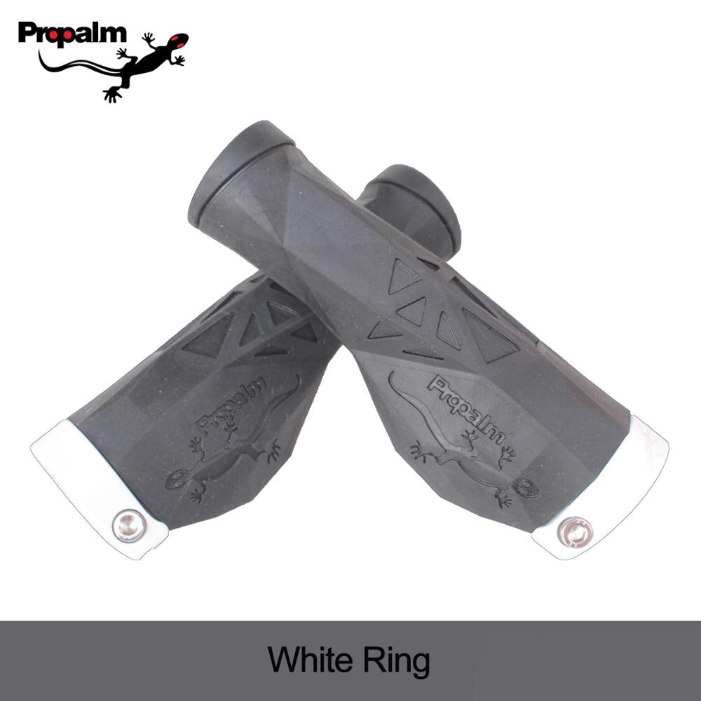 Propalm Gecko F1980EP2 Cycling Grips MTB Handlebar TPR Rubber Grip for Mountain Bike Fixed Gear Bicycle Accessories: white