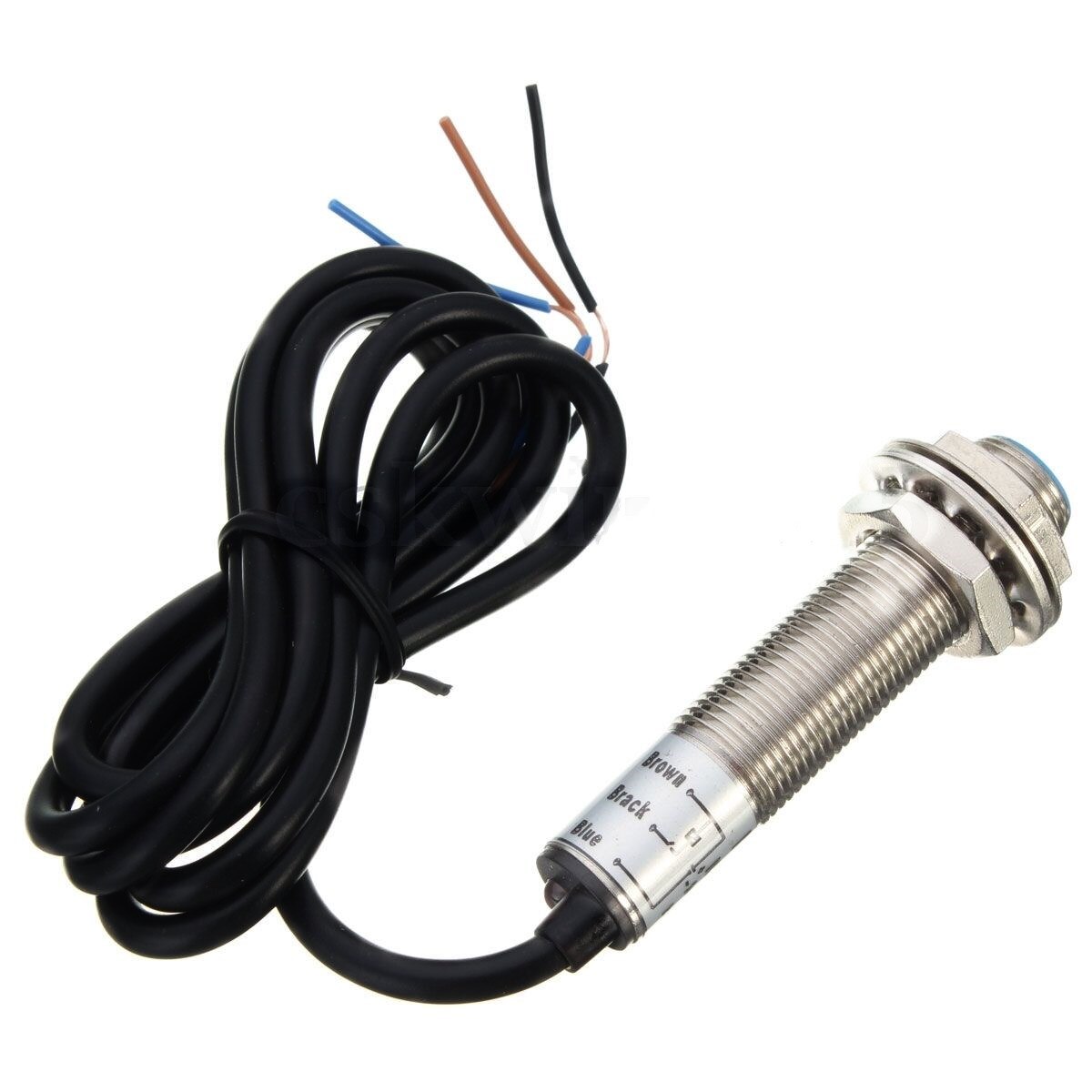 1 SET Tachometer 4 Digital Red Green Blue LED Tach RPM Speed Meter With Hall Proximity Switch Sensor NPN 12V