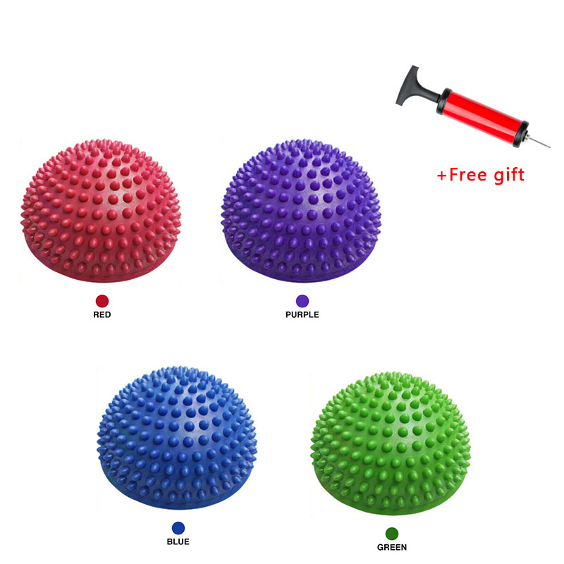 16cm freundlicher Hemisphäbetreffend treten Steine Durian stachelig Massage Gleichgewicht Ball Sensorische Integration Gleichgewicht Ausbildung spielzeug für freundlicher: 4Stck gemischt Farben