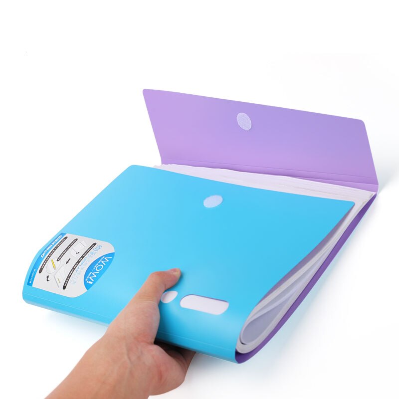 A3 File Document Bag Test Paper Bill Folder Holder Organizer Fastener School Office Supplies Binder File Folder Document Storage