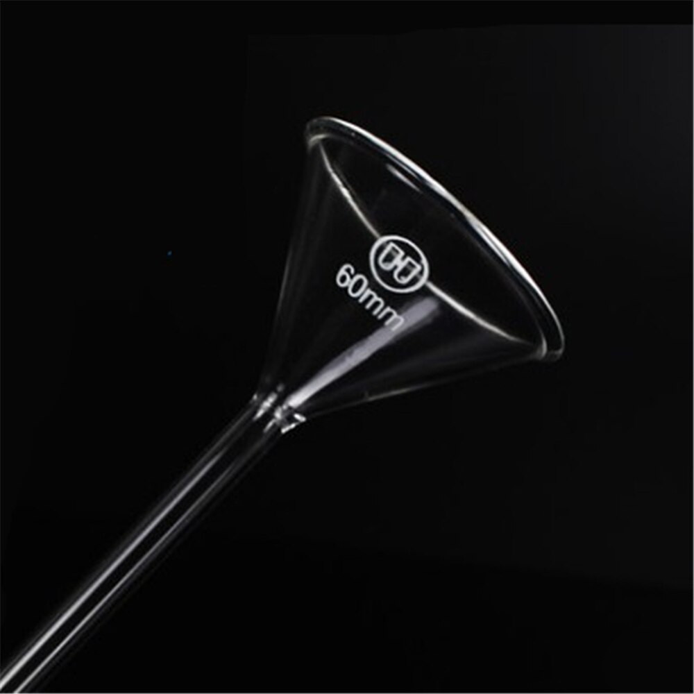 40-150mmMiniature Lab Glass Funnel Borosilicate Glassware Triangle Funnel