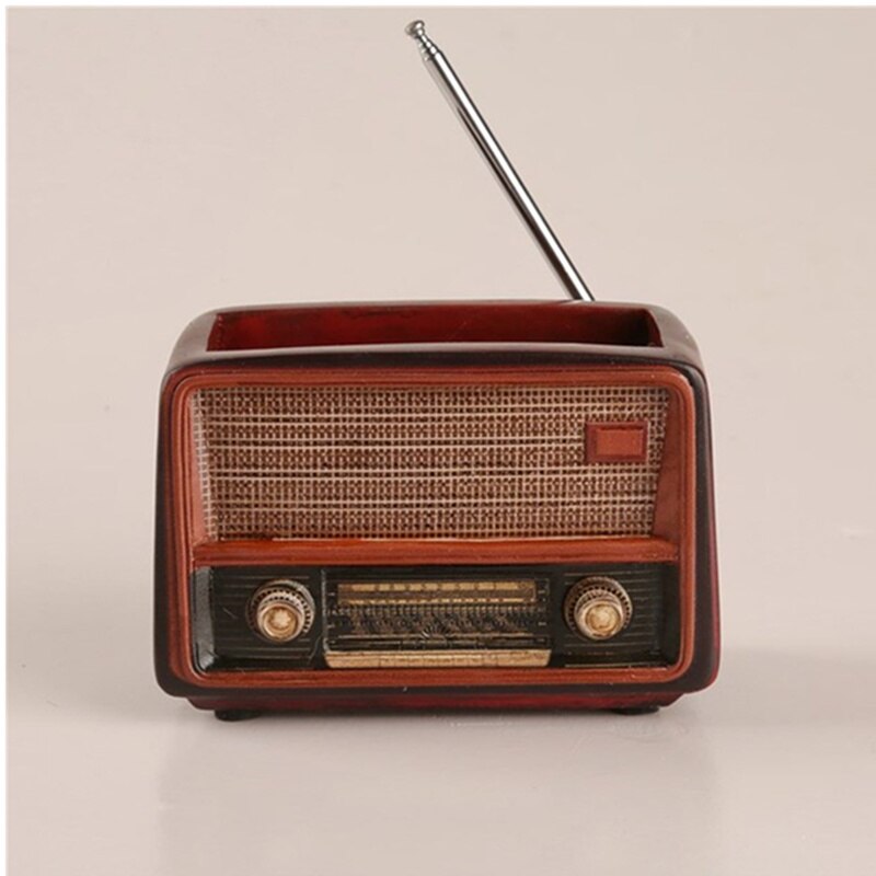Retro radio tv-inspelare dator walkman form ornament saftiga blomkrukor för hem balkong dekoration: Stil  a 12 x 7 x 8cm