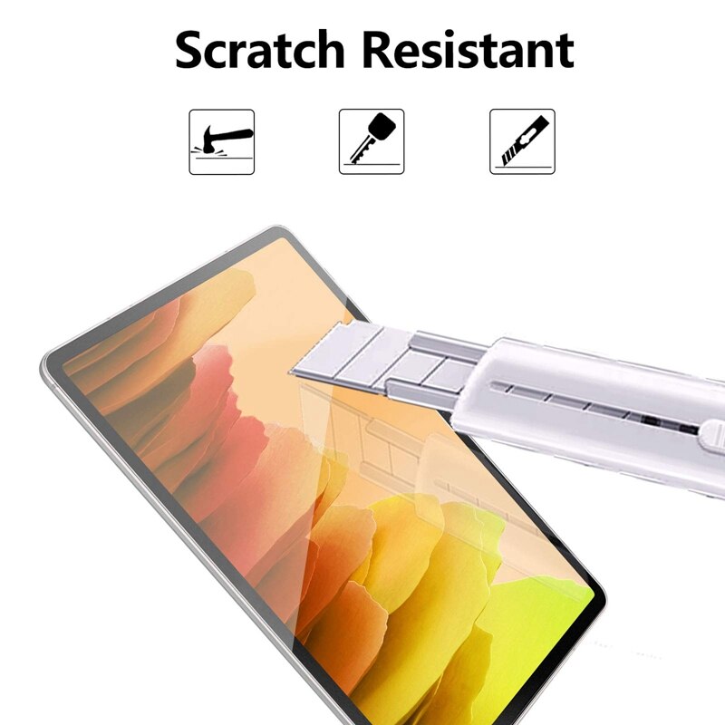 Displayschutzfolie für samsung galaxy tab  a7, 10.4 stück 2 hochauflösend/kratzfest /9h aus gehärtetem glas