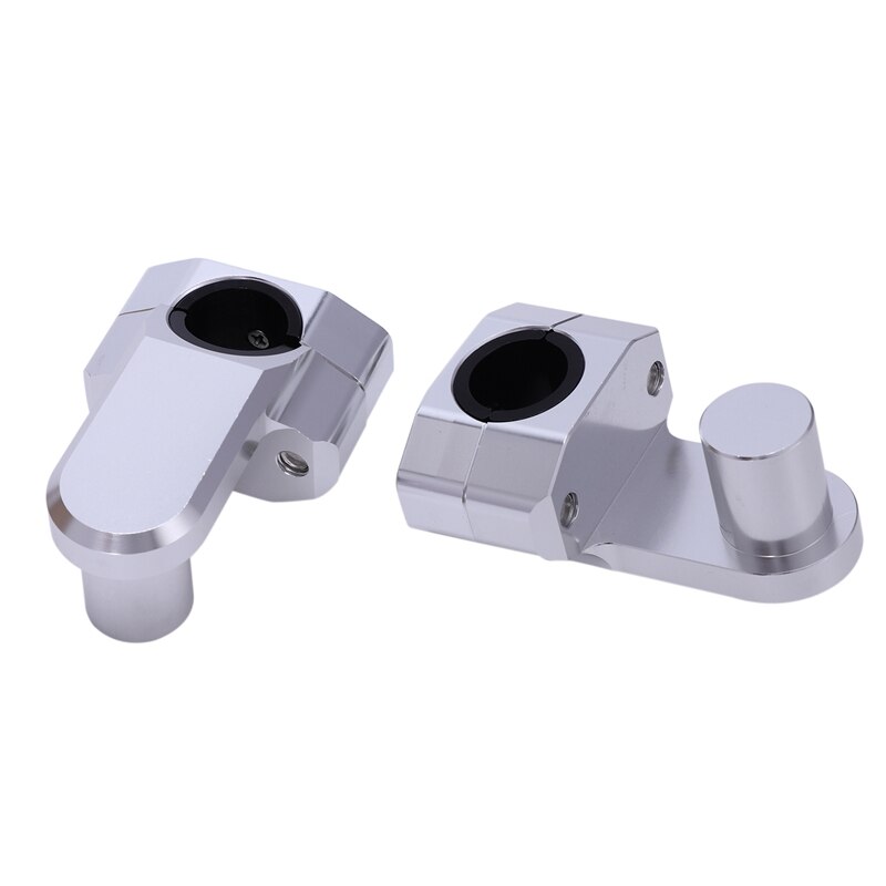 Motorrad 28Mm 1-1/8 zoll Schwenk Lenker Steigleitung Griff Bar Schellen für 690 990 Abenteuer Triumph Tiger 800 1200 XT1200Z(Silve: Ursprünglich Titel