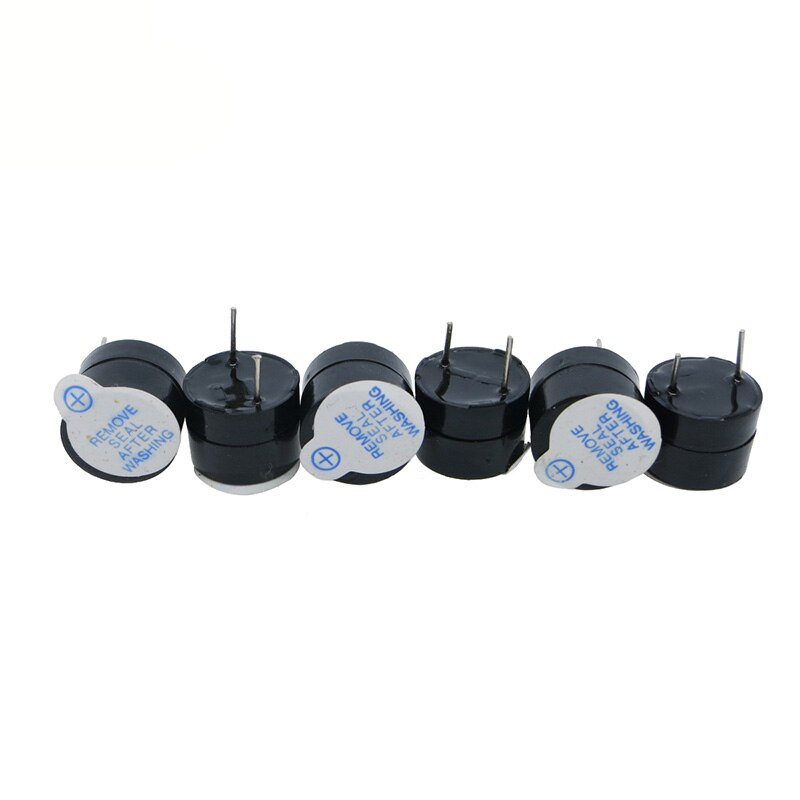 10Pcs 3V 5V 12V Active Buzzer 12095 Piezo Magnetic Long Continous Beep Tone Alarm Ringer 12085 Passive 16R Fit For Computers