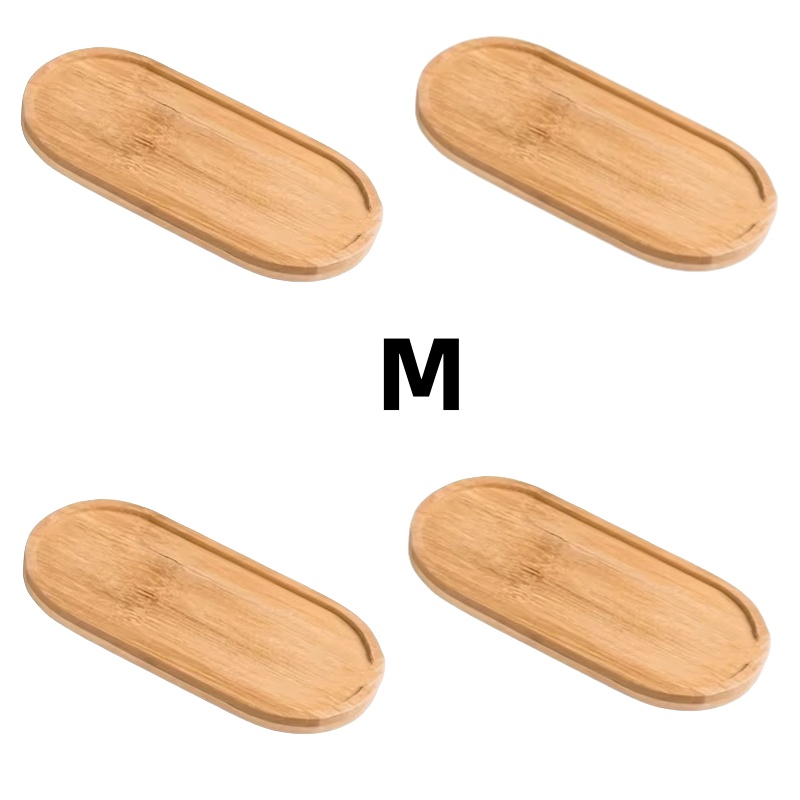 Houten pallet rechthoekige basis waterbak wastafelsteun rond klein chassis wastafelkussen waterdicht bamboe dienblad: Clear