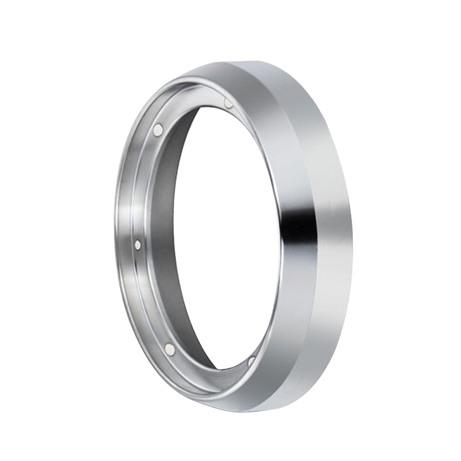 Home Replacement Dispensing Funnel Magnetic Type Tools Brewing Coffee Powder Ring Bar Anti Flying Stainless Steel