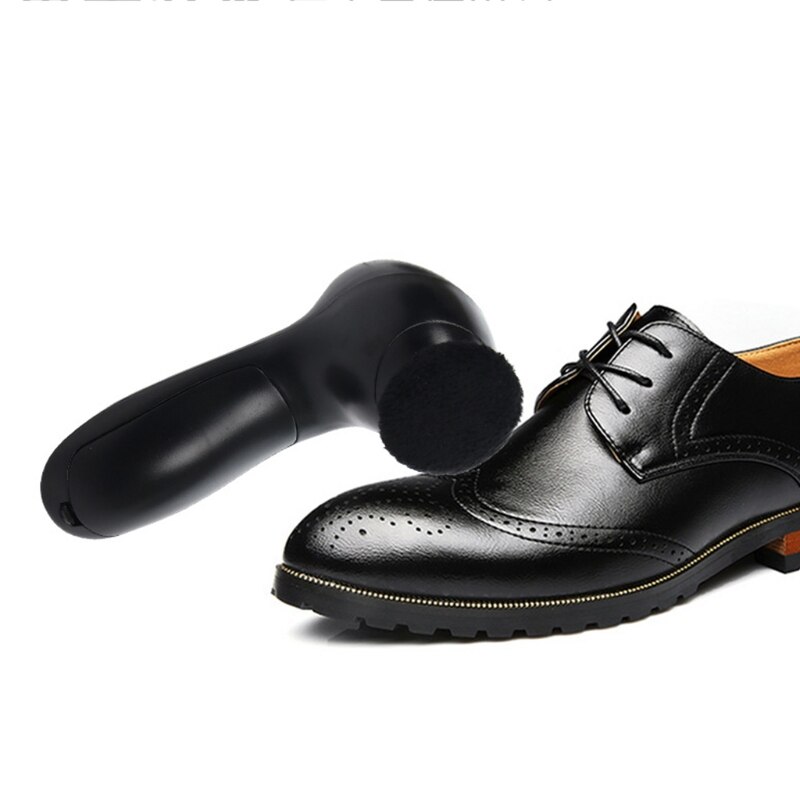Håndholdt automatisk elektrisk sko børste skinne poleringsmaskine 5aa batteristrømforsyning mar 28
