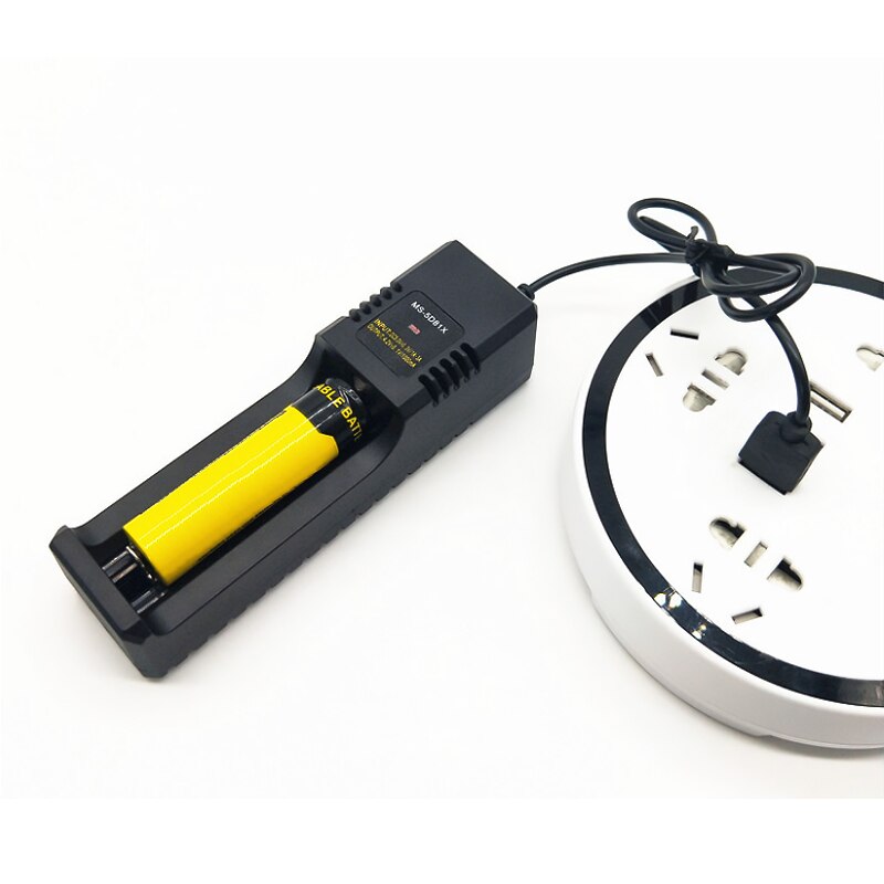 Voxlink 18650 batterilader usb 2.0 smart frakt 26650 21700 14500 26500 22650 26700 li- ion oppladbar batterilader
