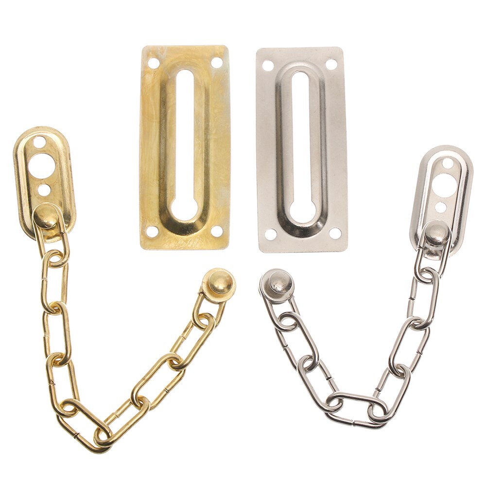 Security Guard Chain Bolt Sloten Voordeur Veiligheid Guard Slide Bolt Veiligheid Restrictor Anti-Diefstal Hardware Home Veiligheid Levert