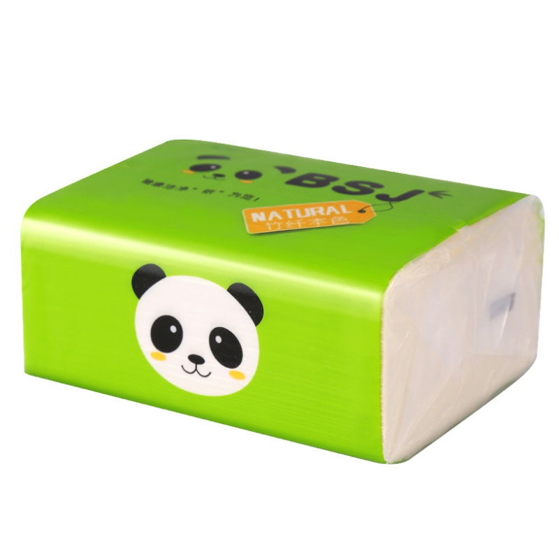 Household Natural Color Panda Paper Towels For Home Kitchen Cleaning Tools Accessories Cleaning Toilet Papers 100 Sheets: Default Title