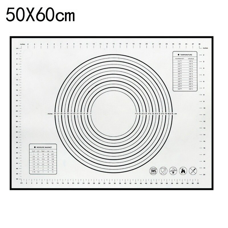 60*40CM Nicht-Stick Silikon Back Matte Pad Backen Blatt Glas Faser Roll Teig Matte Cookie Macaron backen Matte Gebäck Werkzeuge 15: G224707A