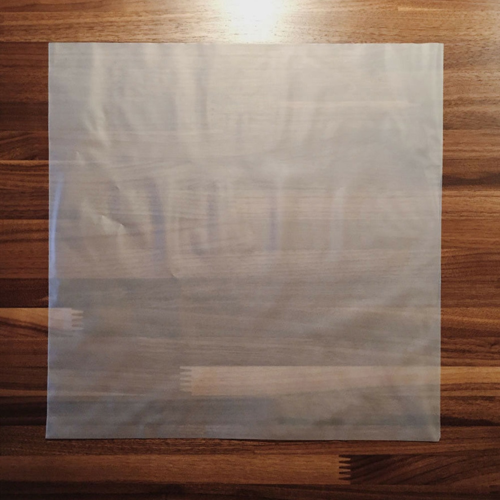 50 stk rynkefri ingen forsegling opbevaringspose klar beholderbeskytter ydre ærmer flad lomme bærbar dækning vinylpladepose
