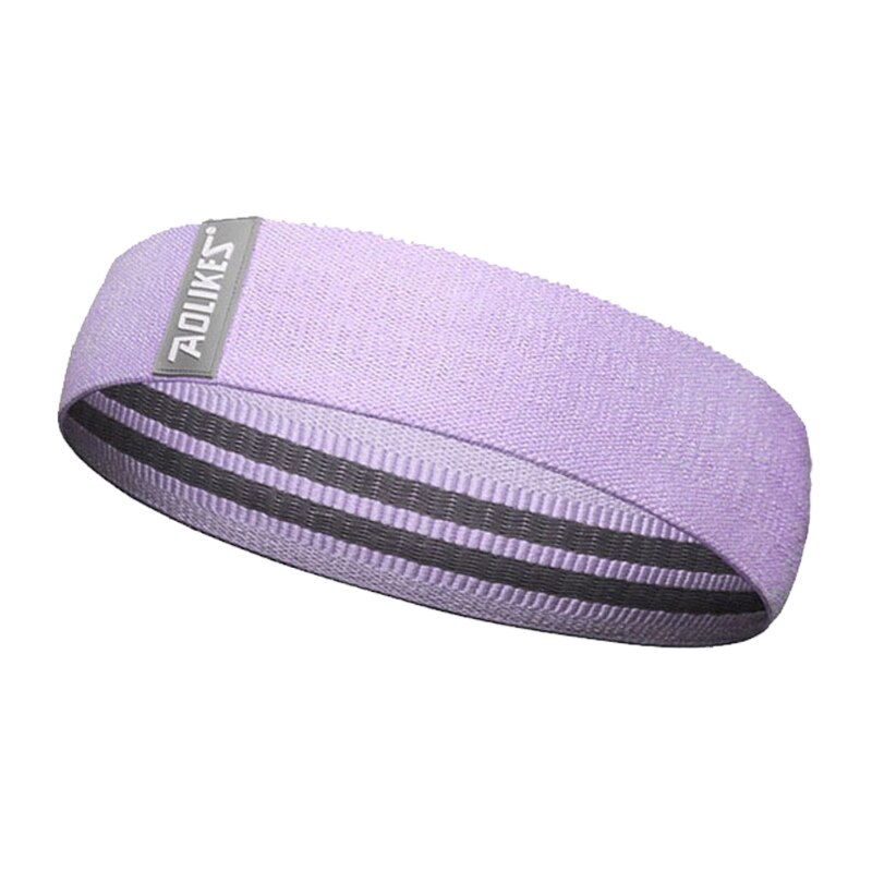 448D Workout Loop Bands, Resistance Bands Legs and Butt Hip Circle Resistance Bands Non-Slip Resistance Loop Exercise Bands: plain purple / L