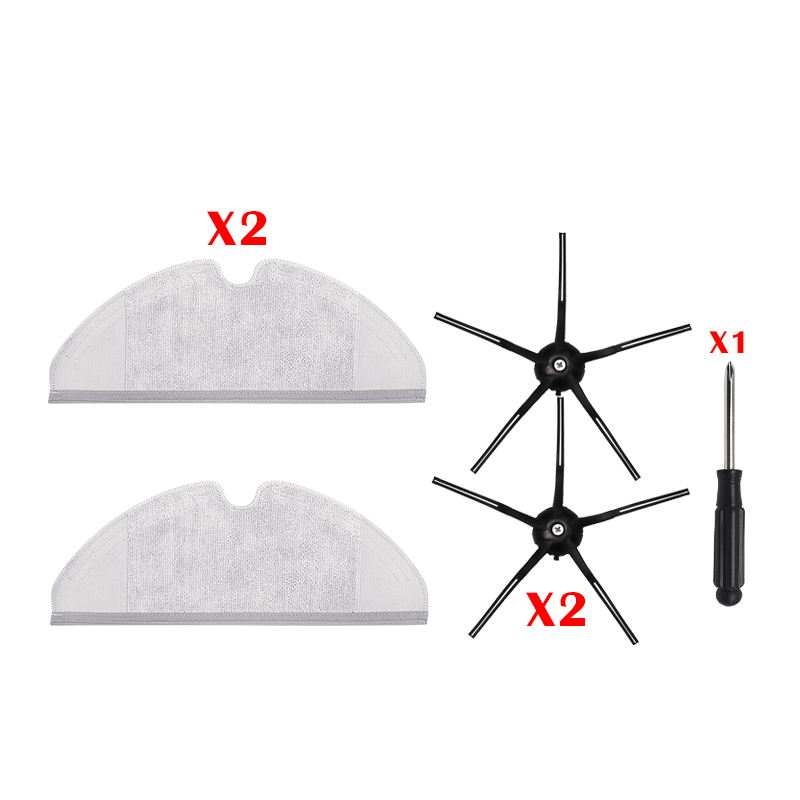 Accessoires pour aspirateur Roborock S5 Max S6 MAXV, brosse principale, vadrouille, chiffon, filtre HEPA de remplacement, pièces pour robot xiaomi S6 pure S50: MULTI