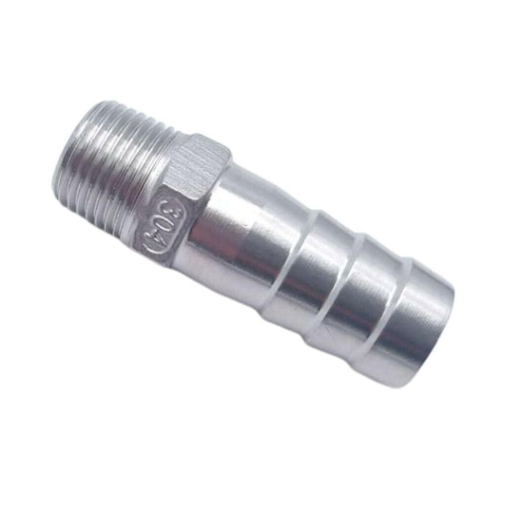 Tubo de 304 inoxidable conector macho 3/4 "19mm manguera ID 1/2" BSPT