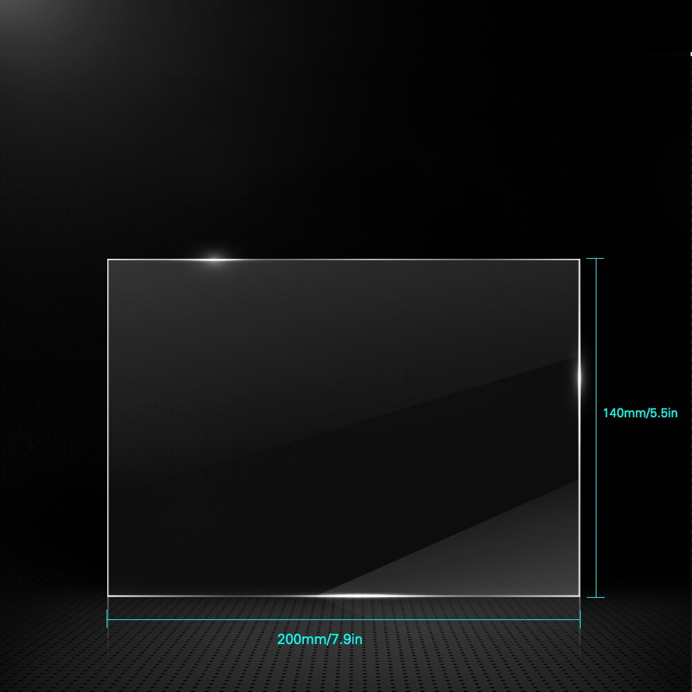 Creality 3D Light-Curing FEP Release Film Sheet 200*140mm High Transmittance Heat Resistant for SLA DLP Resin 3D Printer