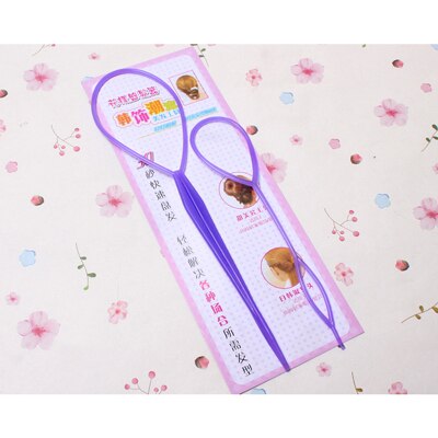 Vrouwen Haar Accessoires Elastische Haarbanden Haar Vlechten Braider Tool Styling Donut Knot Loop Pull Haarspelden Barrette Clips