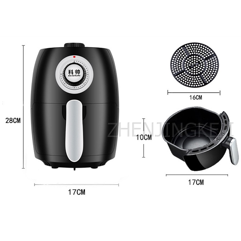 Mini friteuse à Air petite capacité maison poêle antiadhésive sans huile frites Machine multicuiseur friteuse électrique friteuse à Air pour cuisine